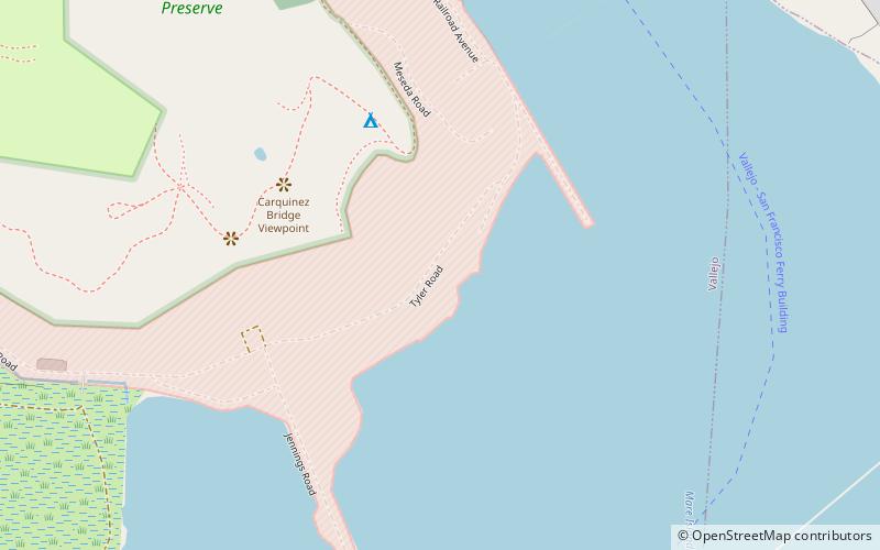 Mare Island Light location map