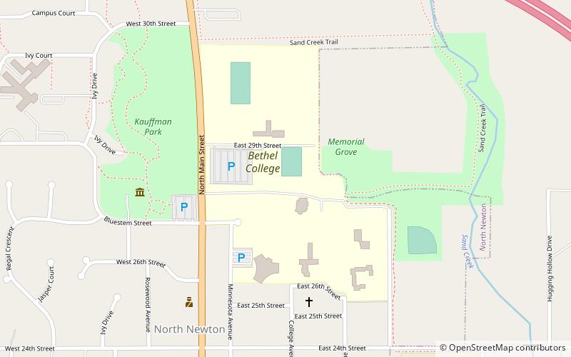 Bethel College location map