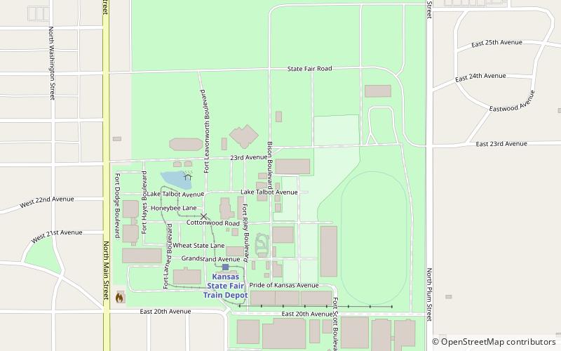 Kansas State Fair location map