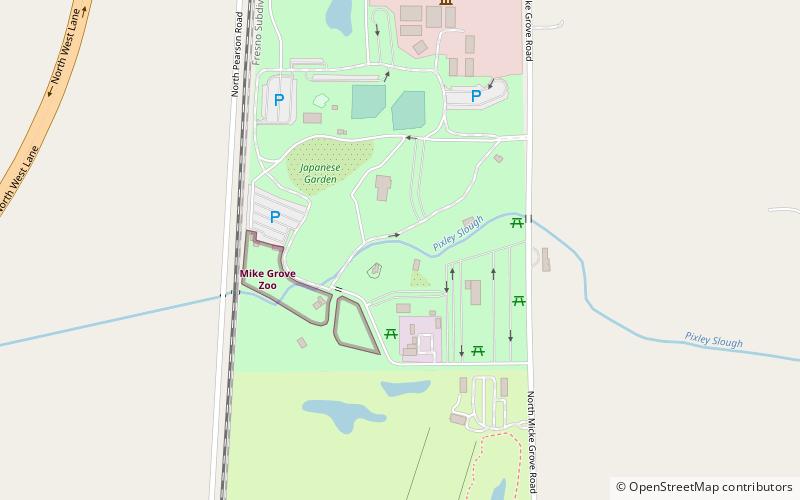 Micke Grove Zoo location map