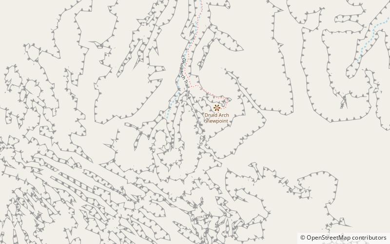 Druid Arch location map
