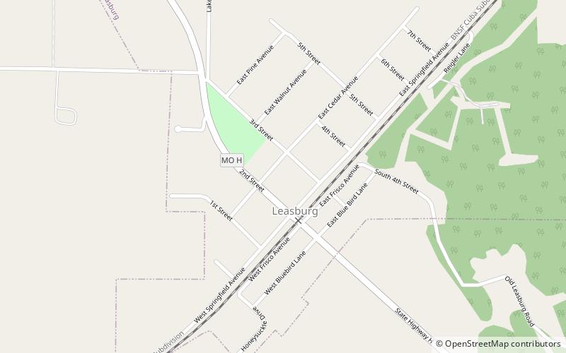 leasburg location map