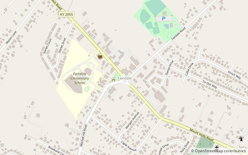 Fairdale location map