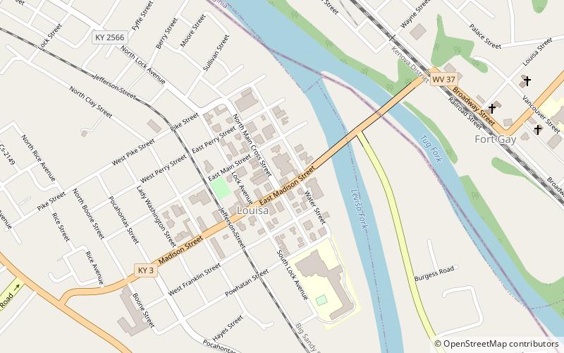 Louisa United Methodist Church location map