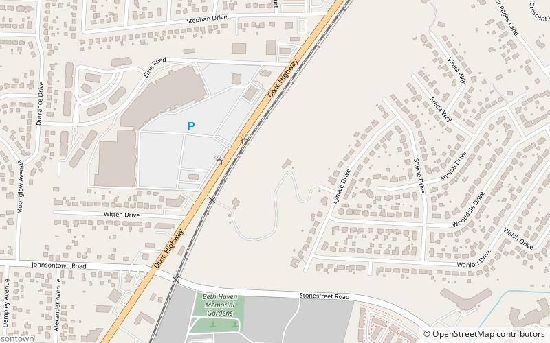 Waverly Hills location map