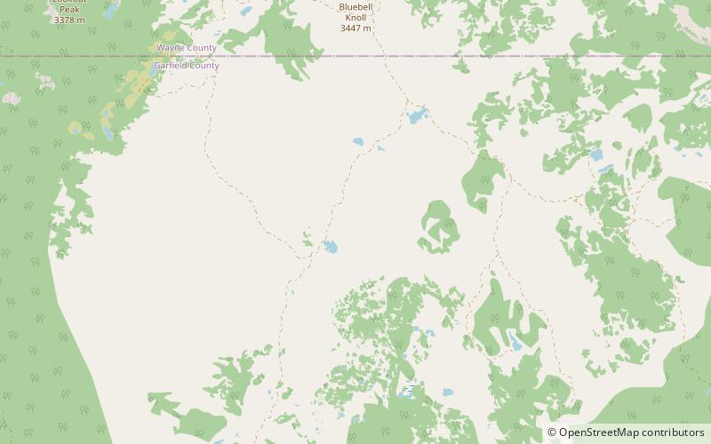 Boulder Mountain location map