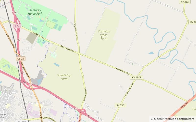 Castleton Lyons location map