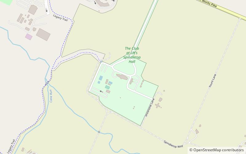 Spindletop Hall location map
