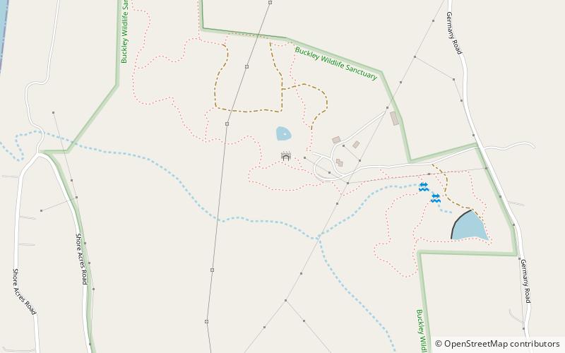 Buckley Wildlife Sanctuary location map