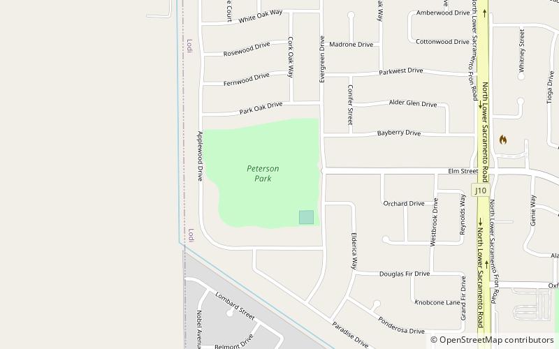 Peterson Park location map
