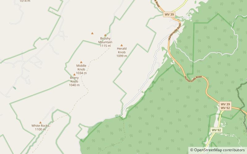 schoolhouse hollow foret nationale de monongahela location map