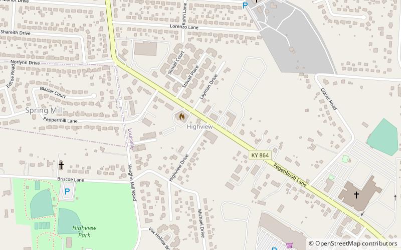 highview louisville location map