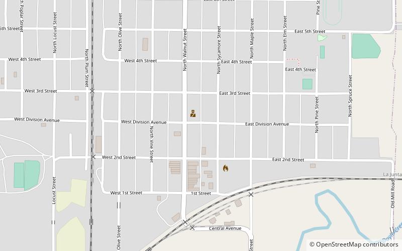 Peabody Historical Library Museum location map