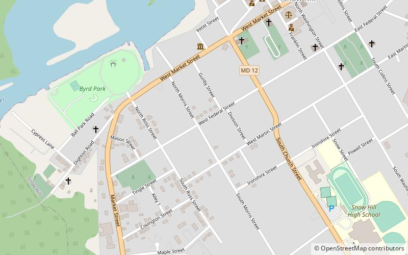 Chanceford location map