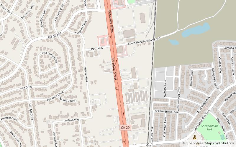 American Canyon location map