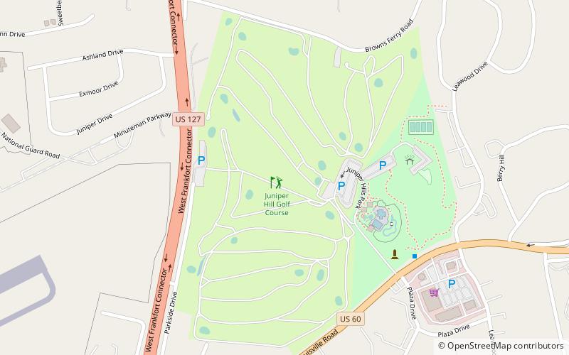 Juniper Hill Golf Course location map