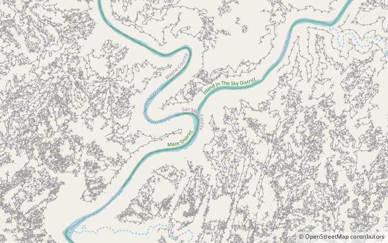 d c c p inscription b park narodowy canyonlands location map