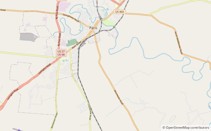 Claiborne Farm location map