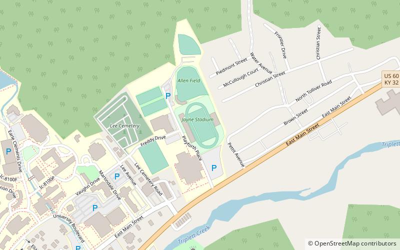 Jayne Stadium location map