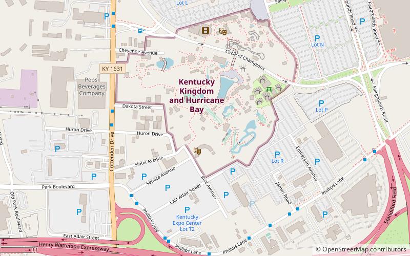 The Gauntlet location map