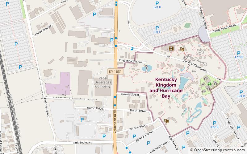 Twisted Twins location map