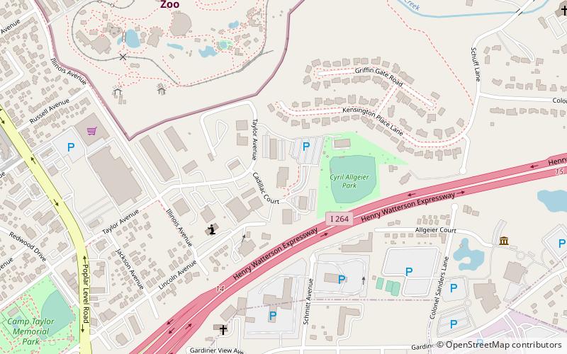 Cyril Allgeier Community Center location map