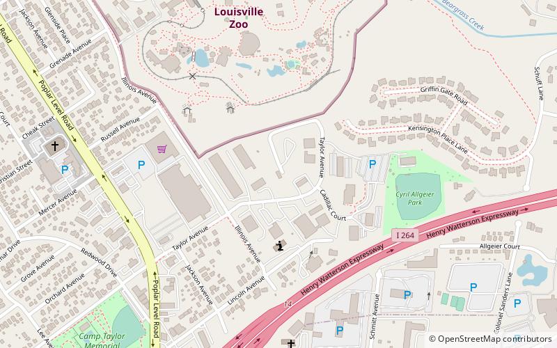 Louisville Mega Cavern location map