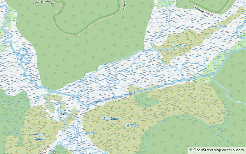 Cranberry Glades location map