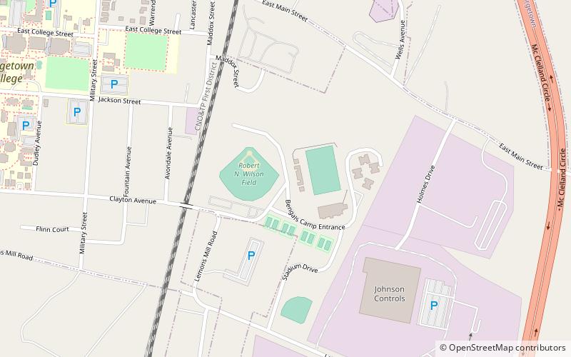 Toyota Stadium location map