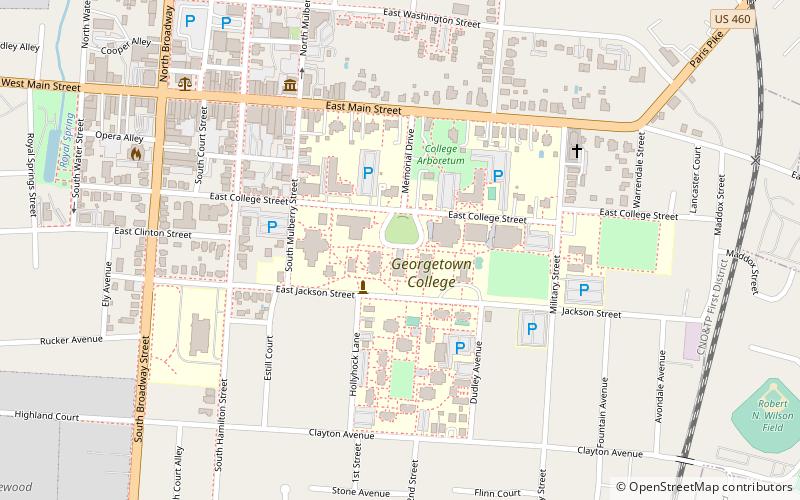 Georgetown College location map