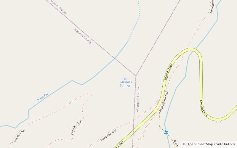 Blackrock Springs Site location map