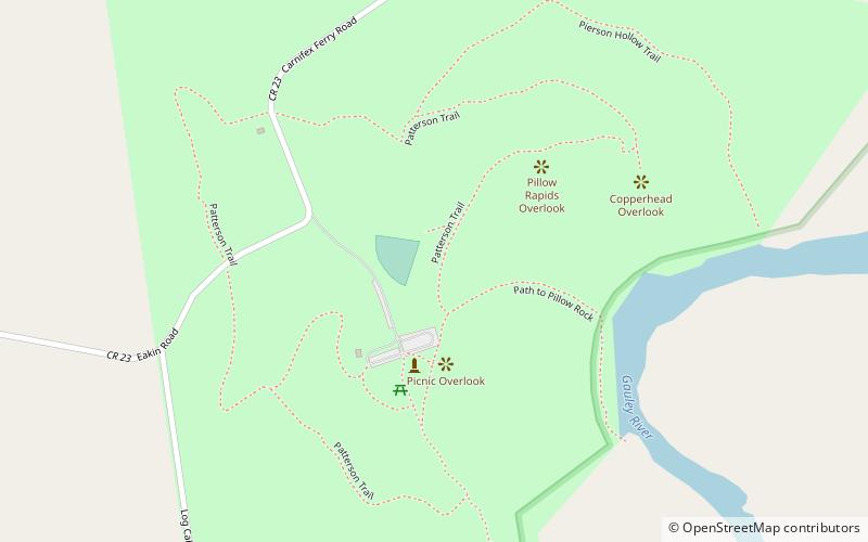 Park Stanowy Carnifex Ferry Battlefield location map