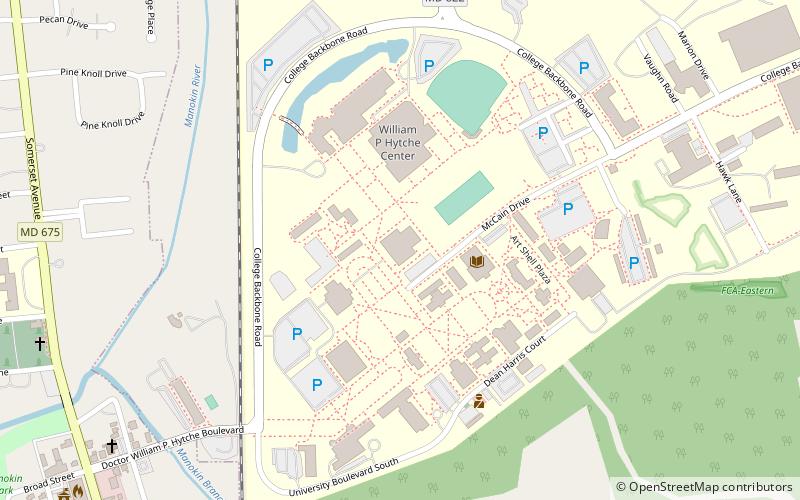 Tawes Gym location map