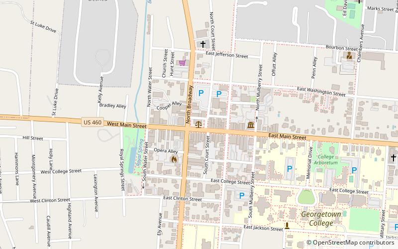 Scott County Courthouse location map