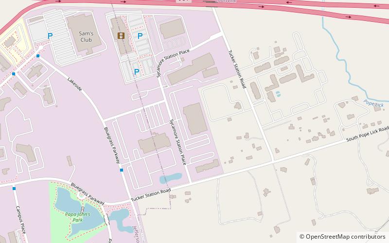 Malibu Jack's Louisville location map