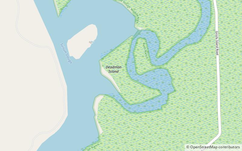 deadman island fairfield location map