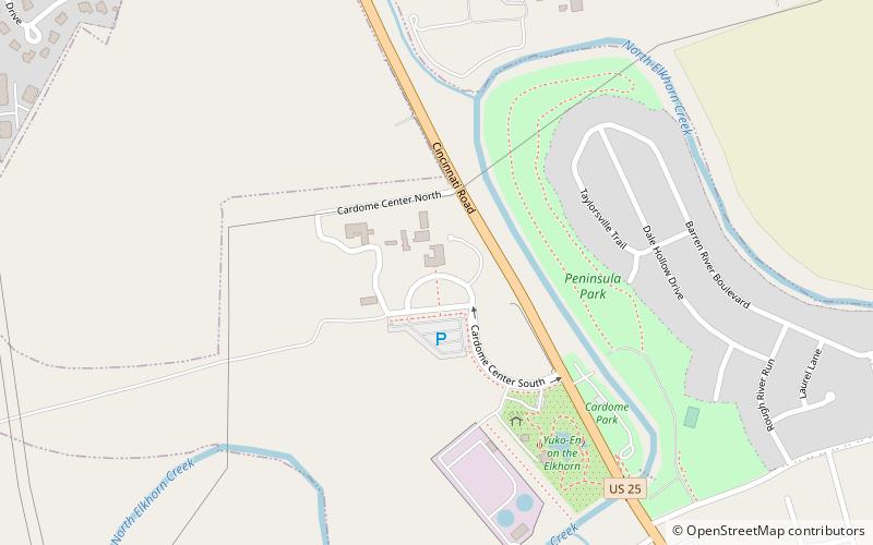 Cardome Centre location map