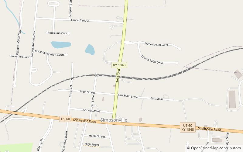 Simpsonville Methodist Church location map