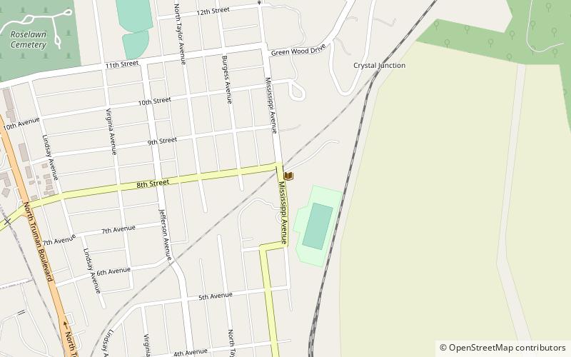 Crystal City location map