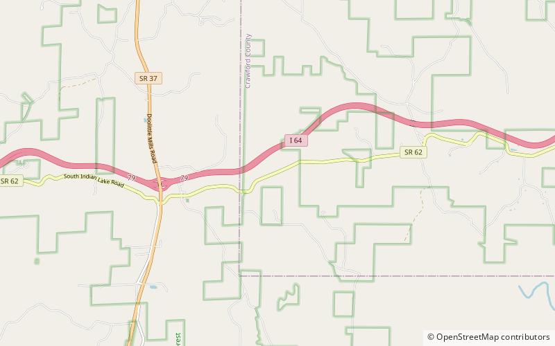 Potts Creek Rockshelter location map