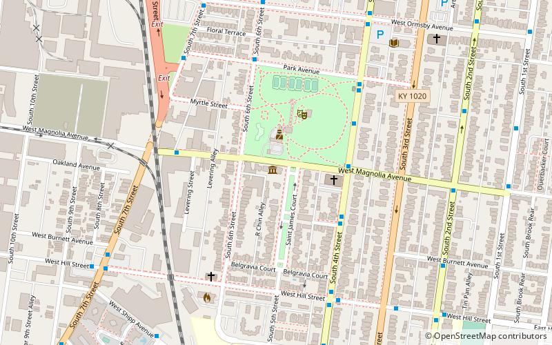 The Conrad-Caldwell House Museum location map