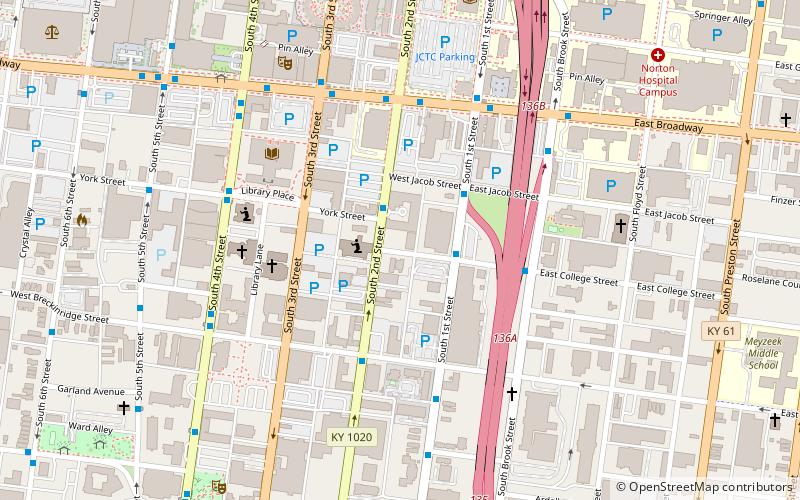 College Street Presbyterian Church location map