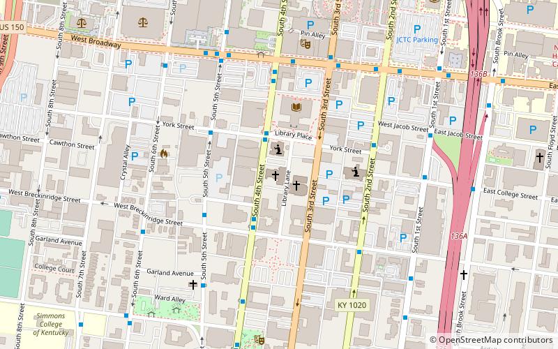 Calvary Episcopal Church location map