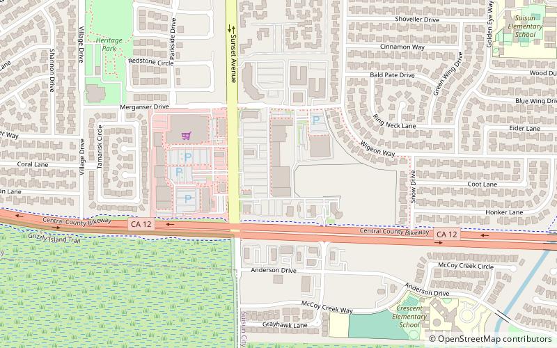 Suisun City location map