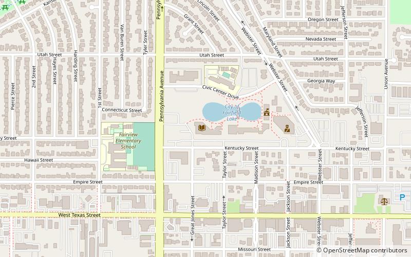 solano county library fairfield location map