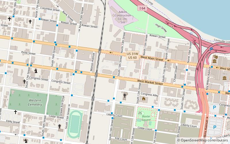 St. Patrick's Catholic Church location map