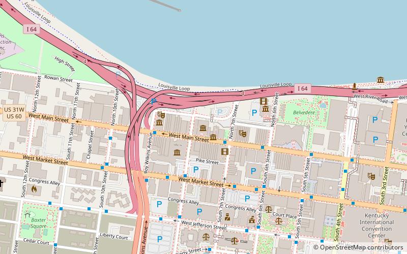 Louisville Science Center location map