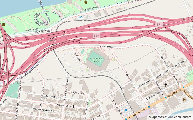 Lynn Family Stadium location map