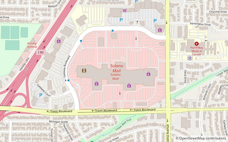 Solano Town Center location map