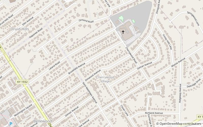 cherrywood village louisville location map
